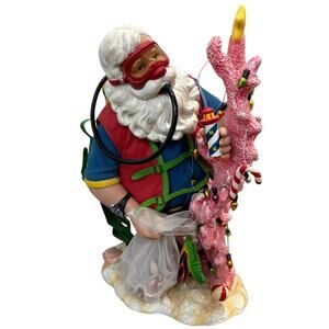 Possible Dreams Santa Takes a Dive Clothtique Scuba St. Nick Christmas Rare 2006
